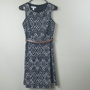 Dress Barn Dresses - Dress Barn Belted Print Dress Dress Barn Dresses - Dress Barn Belted Print Dress